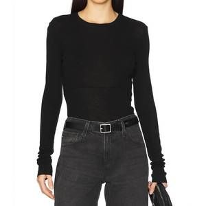 NEW H2OFAGERHOLT good long sleeve top in black